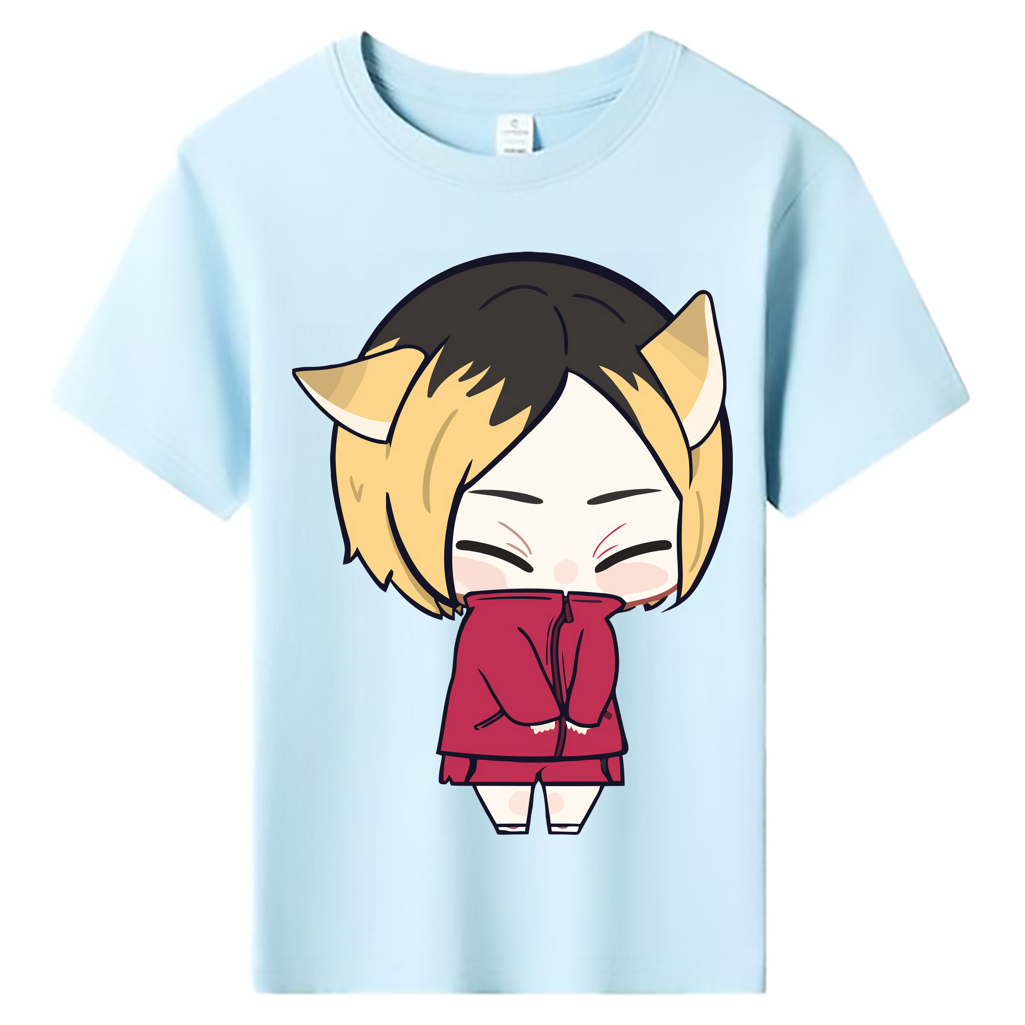 （画像用） ハイキュー!! Haikyu!! 綿100％キッズTシャツ（フロントプリント）
